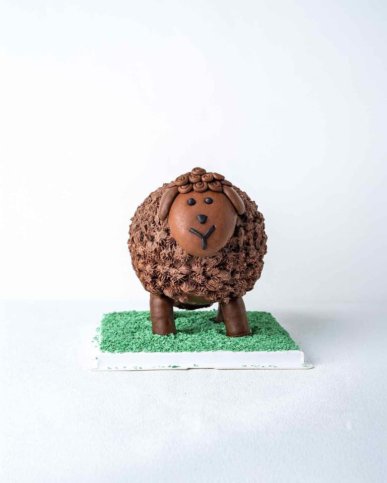 3D Milk Chocolate Sheep by Cravings Café - Image 4