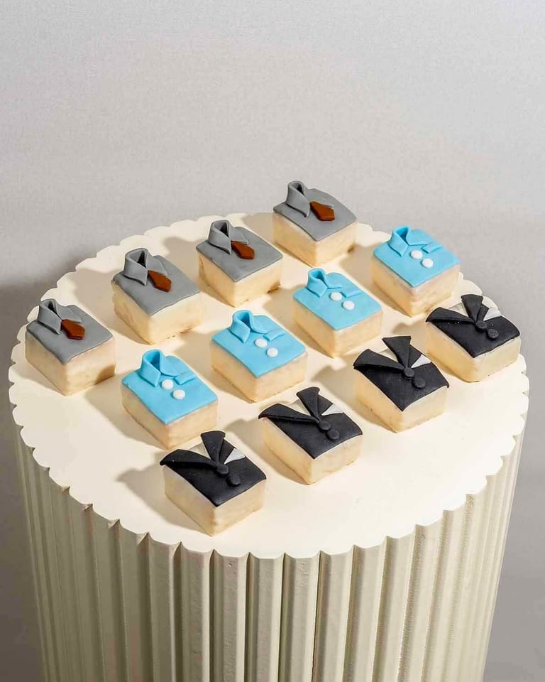 Father's Day Cake Bites 24pc Gift by NJD - Image 1