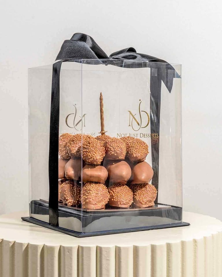 27 Milk Chocolate Strawberries Cube by - Image 3
