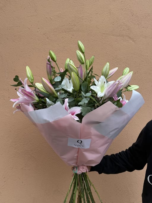 Lirios Rosa- Blanco