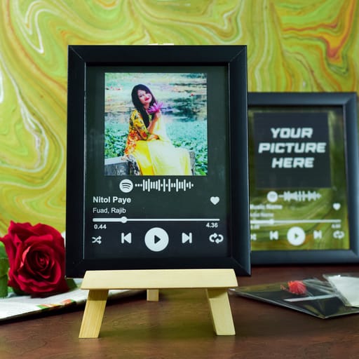 Wooden Music Frame (Black Frame)
