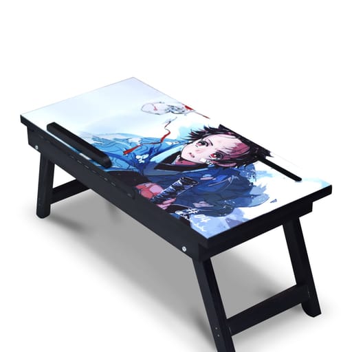 Wooden Foldable Laptop Table (Custom Anime)