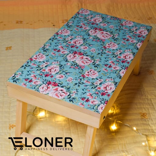 Wooden Borderless Table Floral