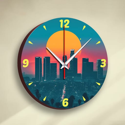 Wooden Wall Clock