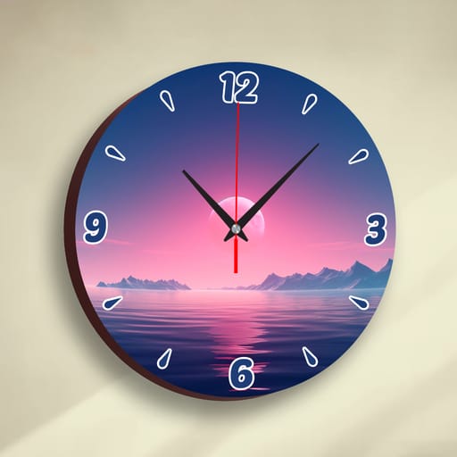 Wooden Wall Clock