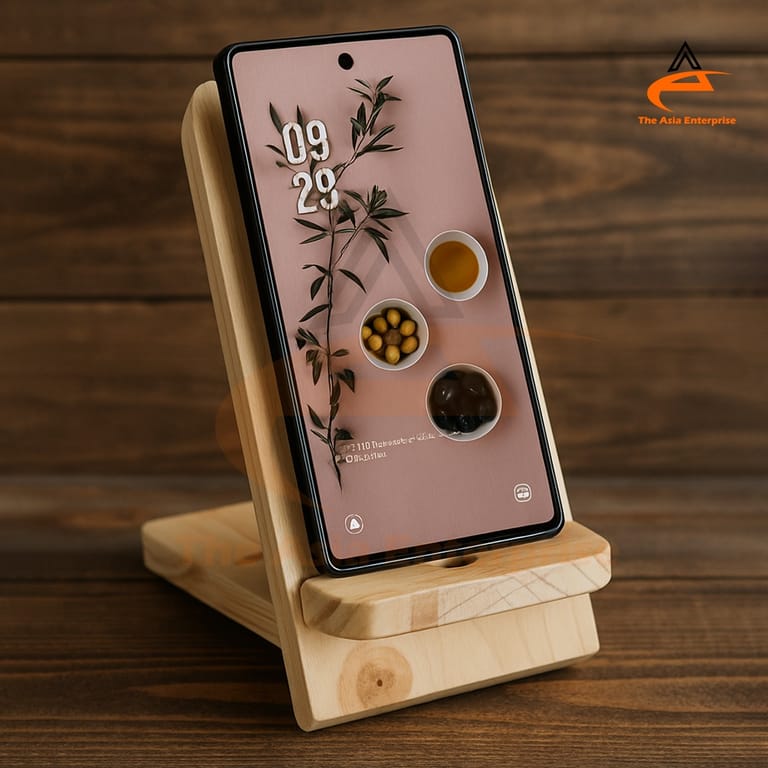 Premium Wooden Mobile Phone Stand Holder - Image 1