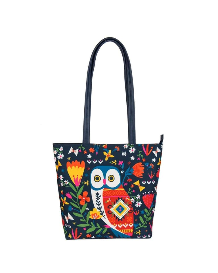 Killim Owl Tote Bag - Image 2