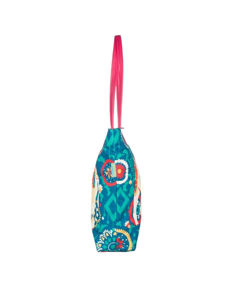 Regal Elephant Tote Bag - Teal - Image 3