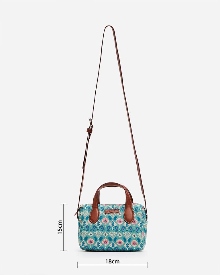 Folk Art Ikat Sling Bag - Image 9