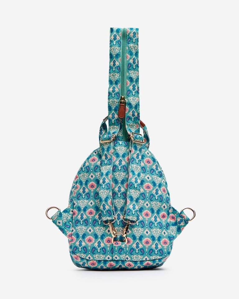 Folk Art Ikat Mini Backpack - Image 3