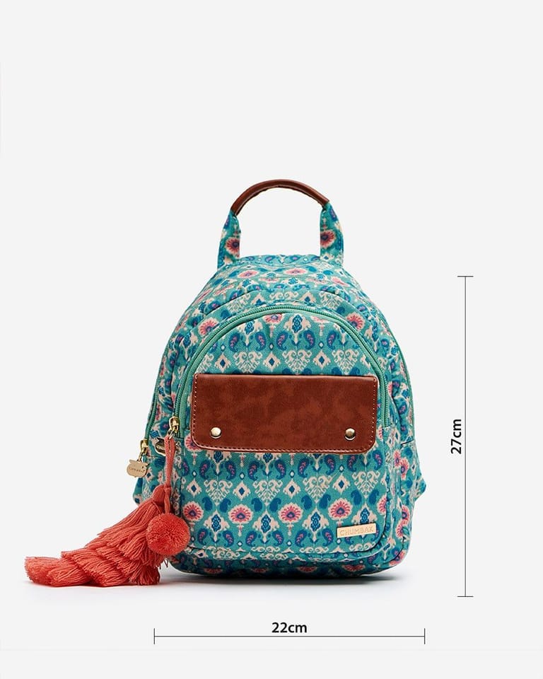 Folk Art Ikat Mini Backpack - Image 5