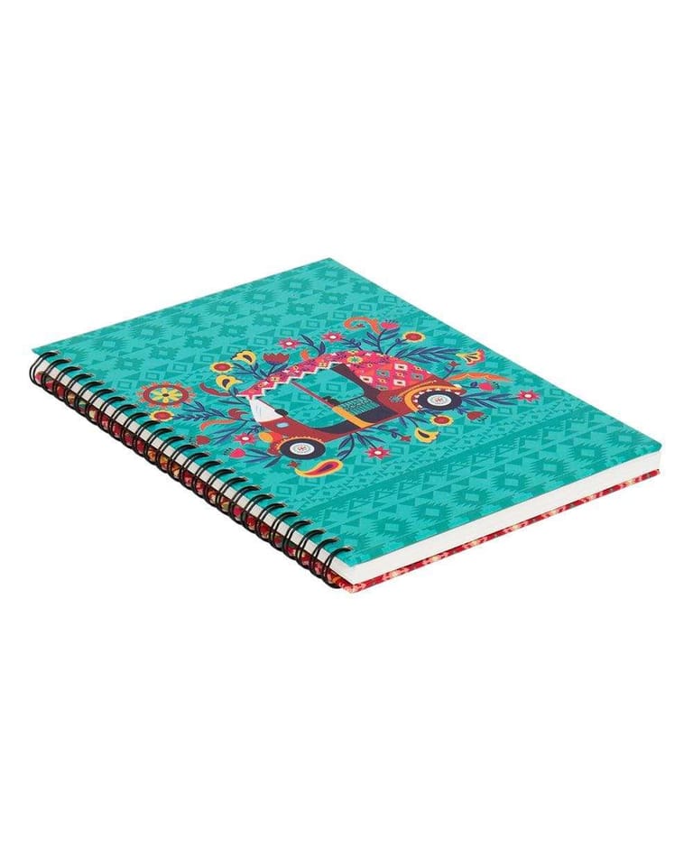Bohemian Auto Ride Spiral Notebook - Image 2