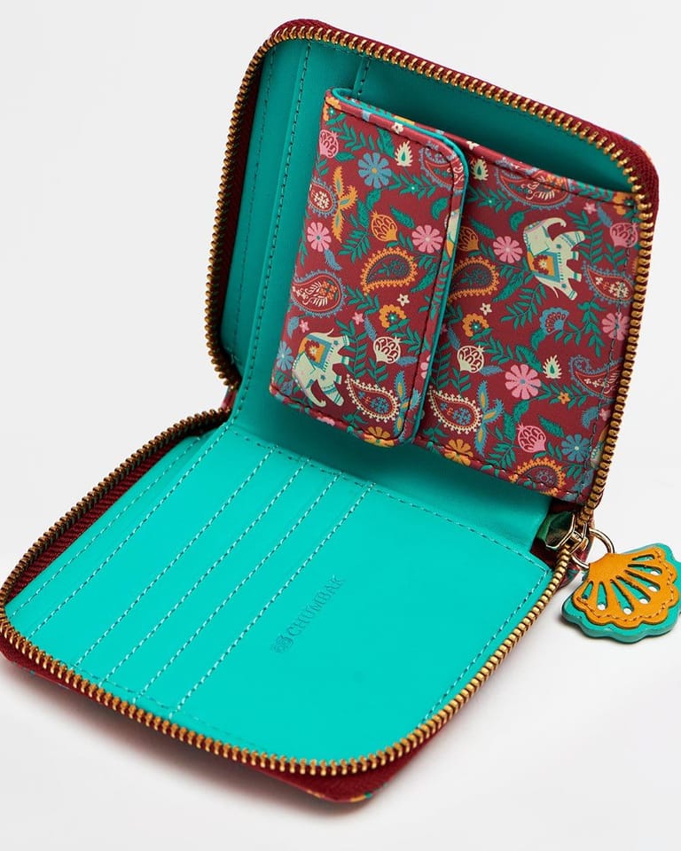 Paisley Blossoms Mini Wallet - Image 3