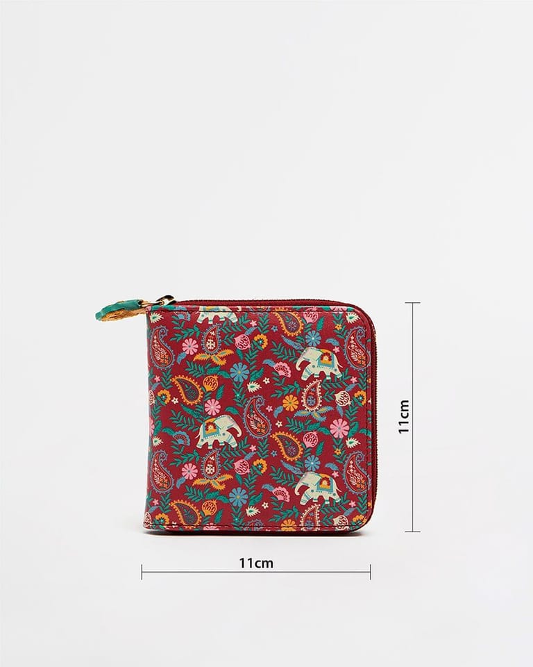 Paisley Blossoms Mini Wallet - Image 4