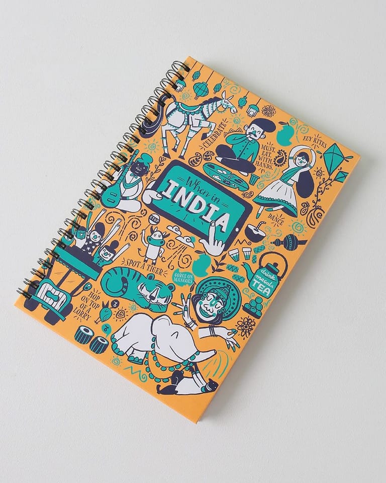 When In India Spiral Notebook - Image 2