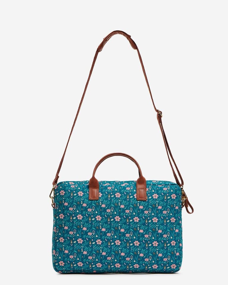 Ocean Chevron Laptop Bag - Image 2