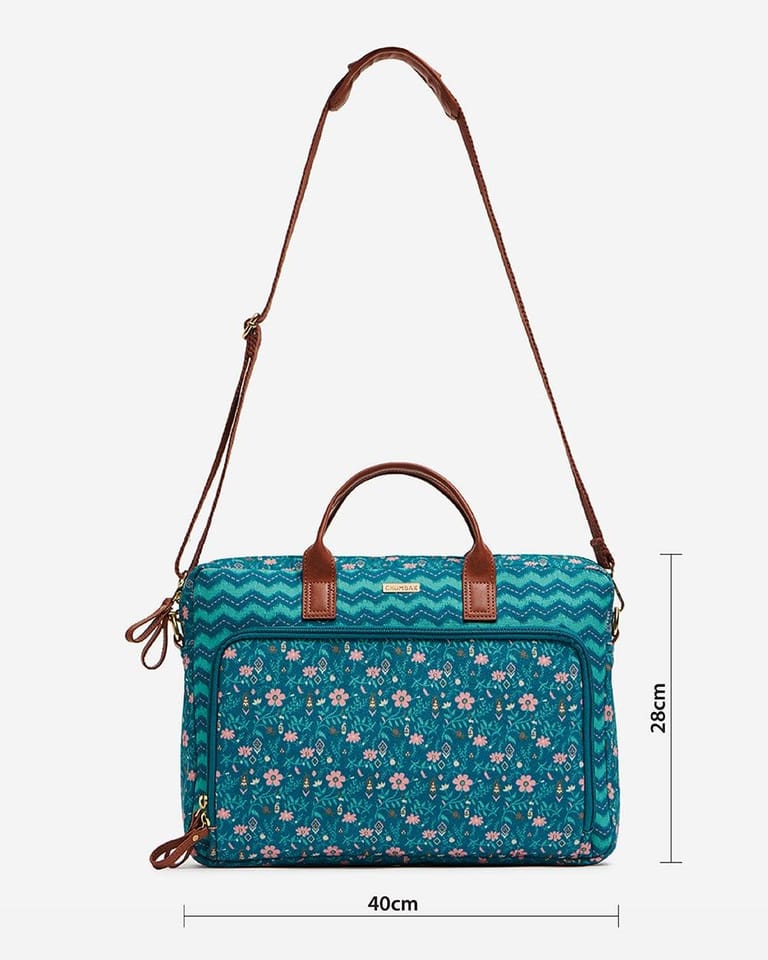 Ocean Chevron Laptop Bag - Image 7