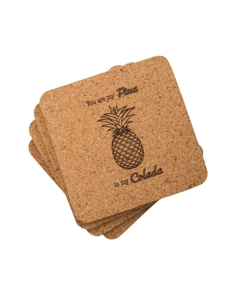 Pineapple Party Coasters & Wine Stopper - Image 4