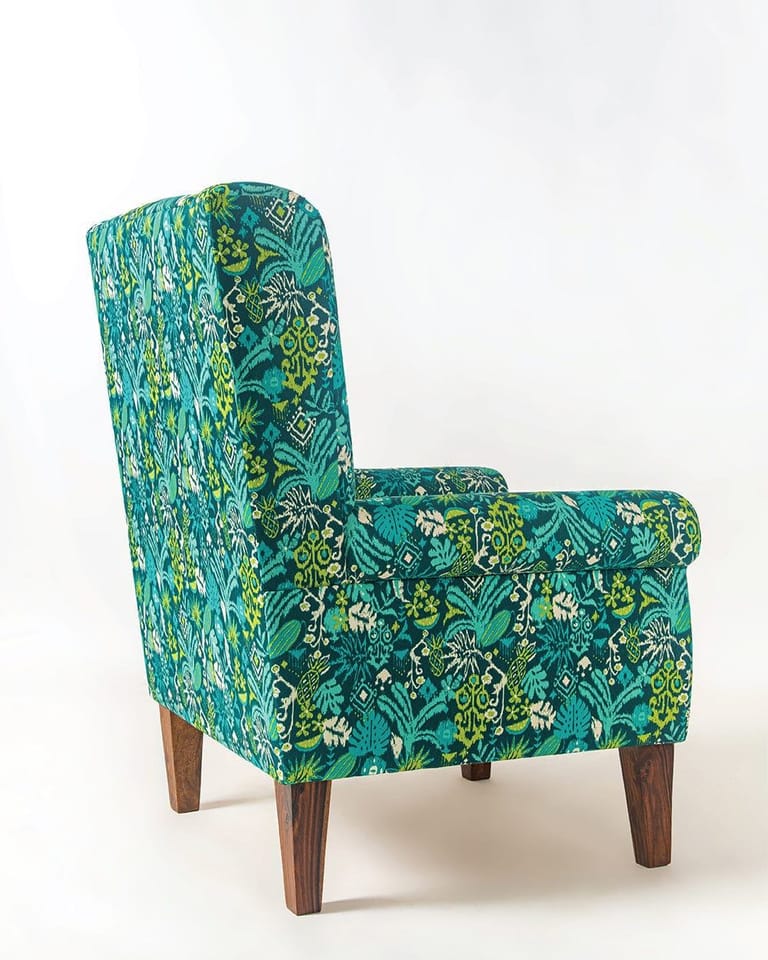 Begum Wing Chair - Printed - Image 19
