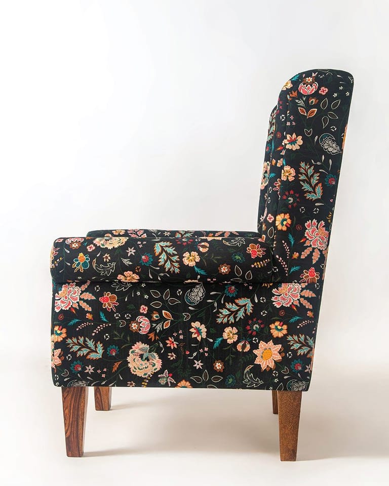 Begum Wing Chair - Printed - Image 25