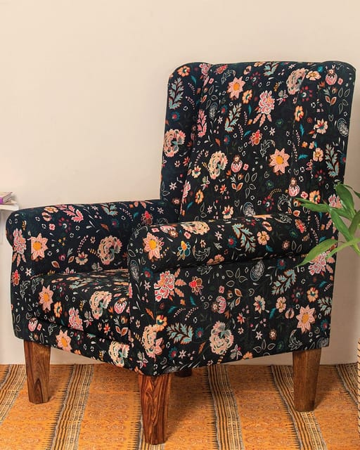 Begum Wing Chair - Bohemian Palampore