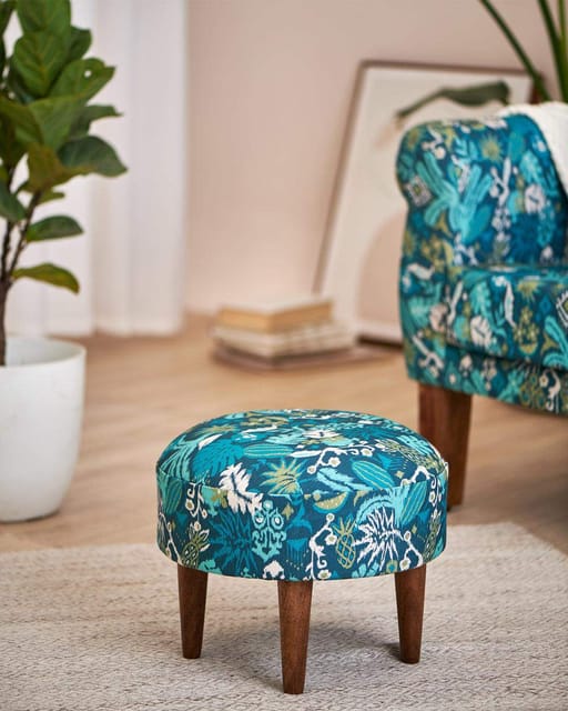Begum Foot Rest - Tropical Ikkat