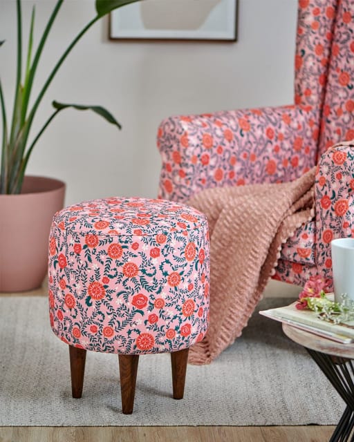 The French Pouffe - Earthy Floral
