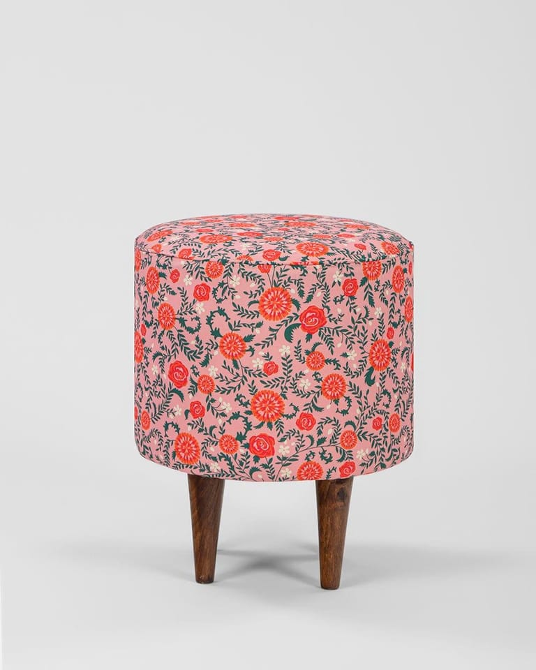 The French Pouffe - Earthy Floral - Image 2