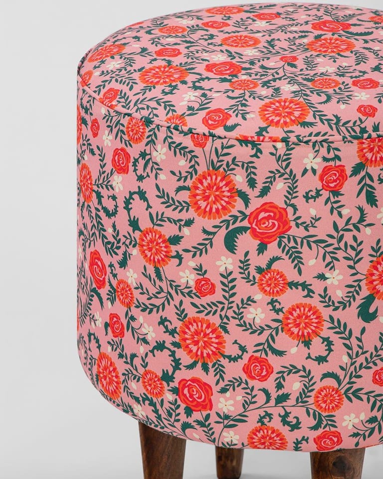 The French Pouffe - Earthy Floral - Image 4