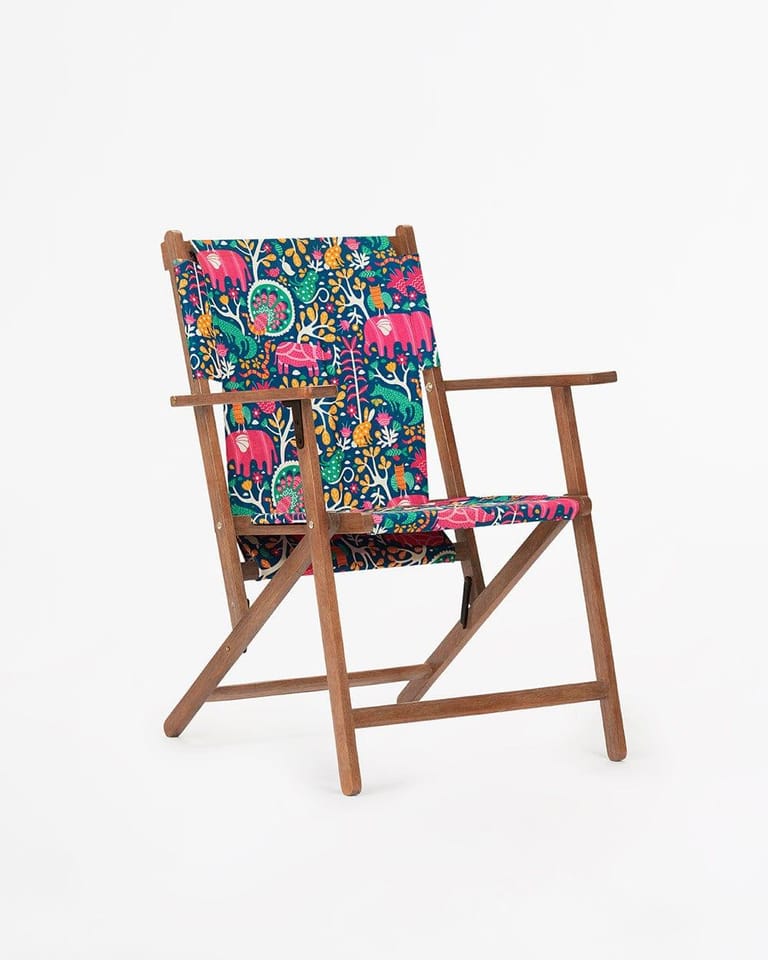 Gond Tribal Bistro Folding Chair - Image 2