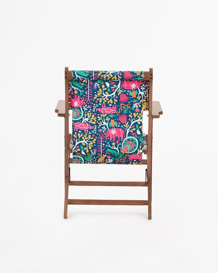 Gond Tribal Bistro Folding Chair - Image 4