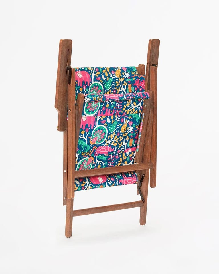 Gond Tribal Bistro Folding Chair - Image 5