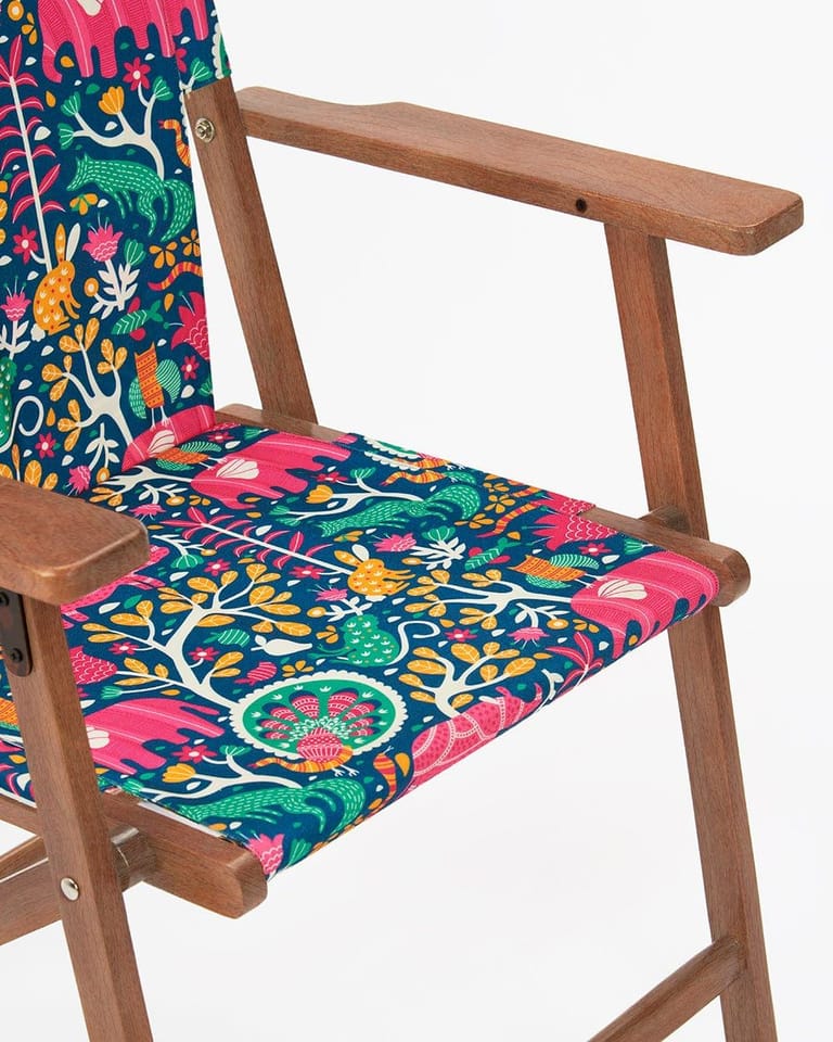 Gond Tribal Bistro Folding Chair - Image 7