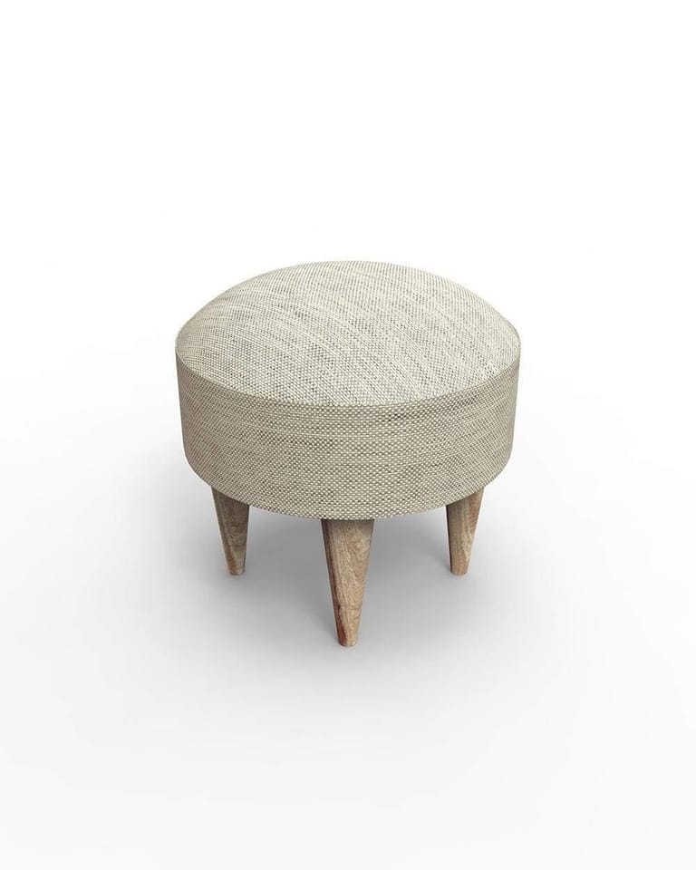 Begum Foot Rest - Srilanka Ivory - Image 3