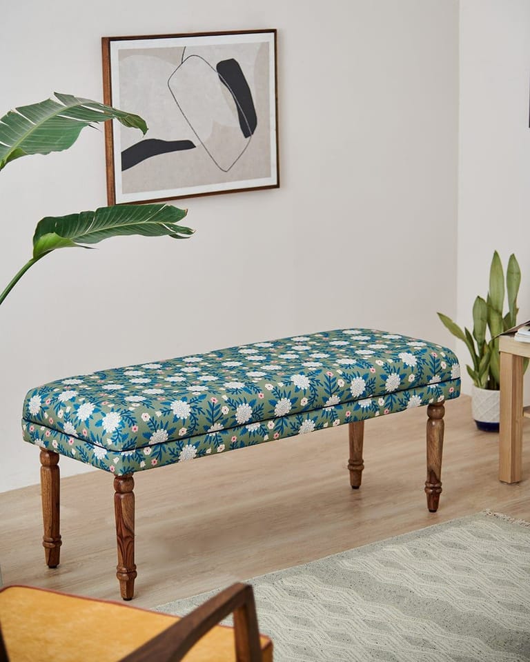 Nawaab Bench- Spring Marigolds - Image 1