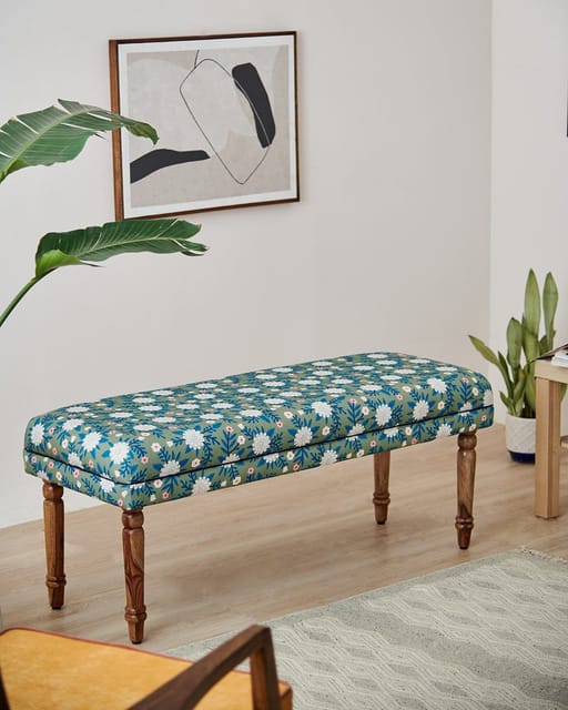 Nawaab Bench- Spring Marigolds