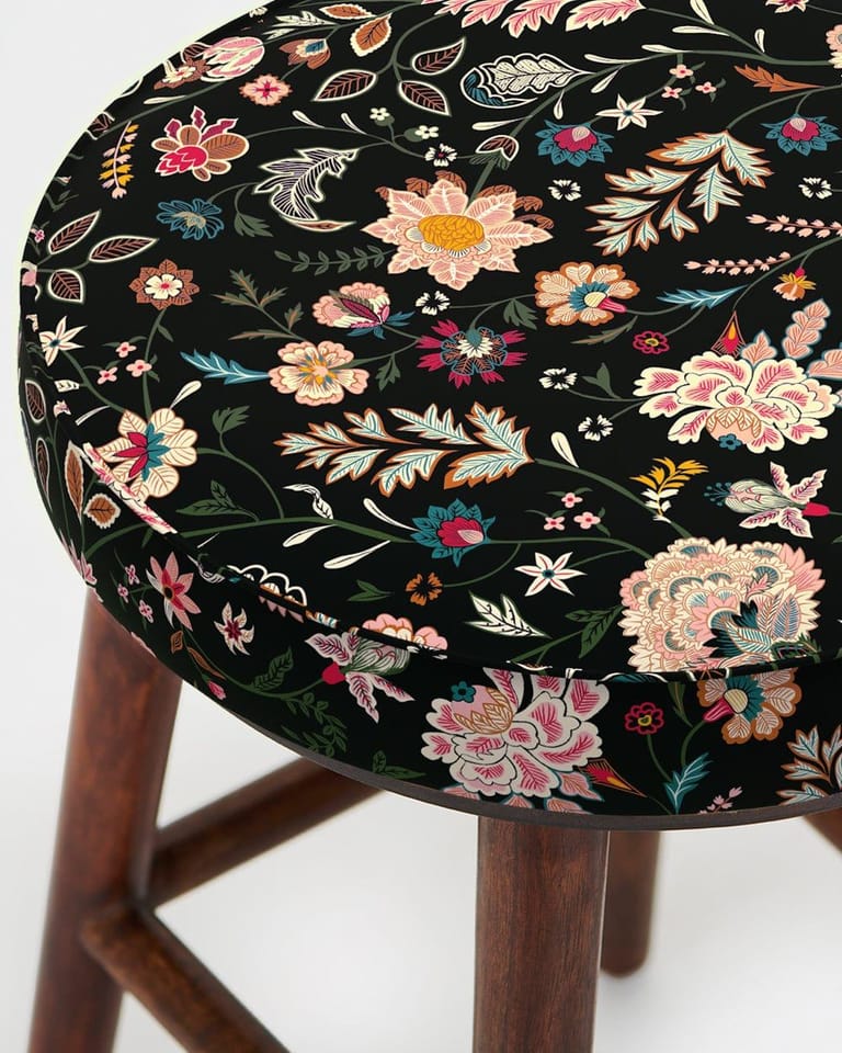 English Cafe Stool - Bohemian Black - Image 5
