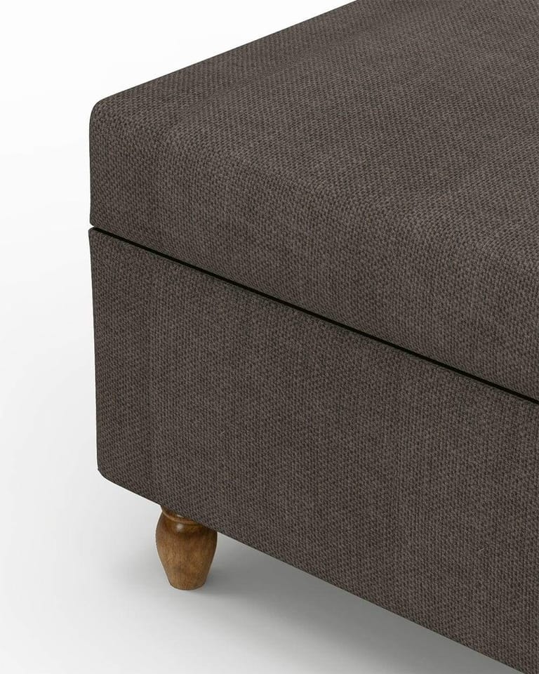 Modern Trunk Storage Ottoman-Brown Coal - Image 3