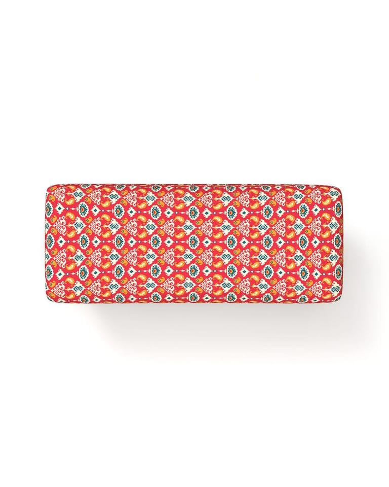 Nawaab Bench - Red Ikkat - Image 5