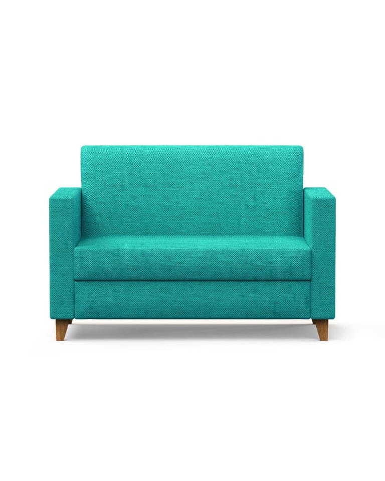Modern Loveseat - Maldivian Teal - Image 2