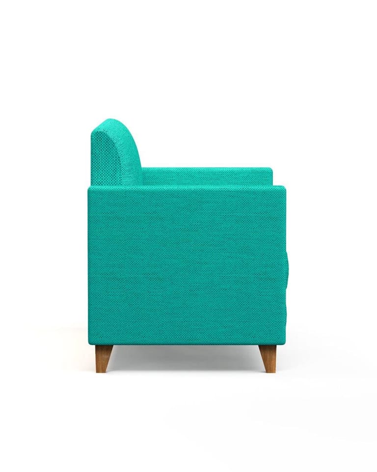 Modern Loveseat - Maldivian Teal - Image 4