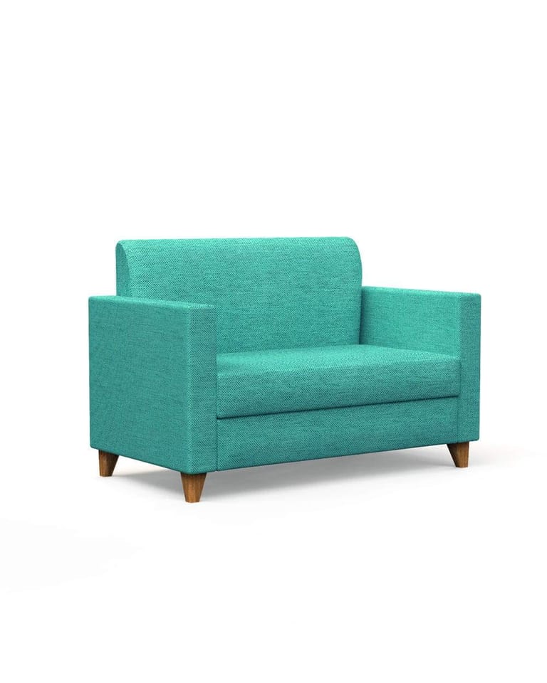 Modern Loveseat - Maldivian Teal - Image 5