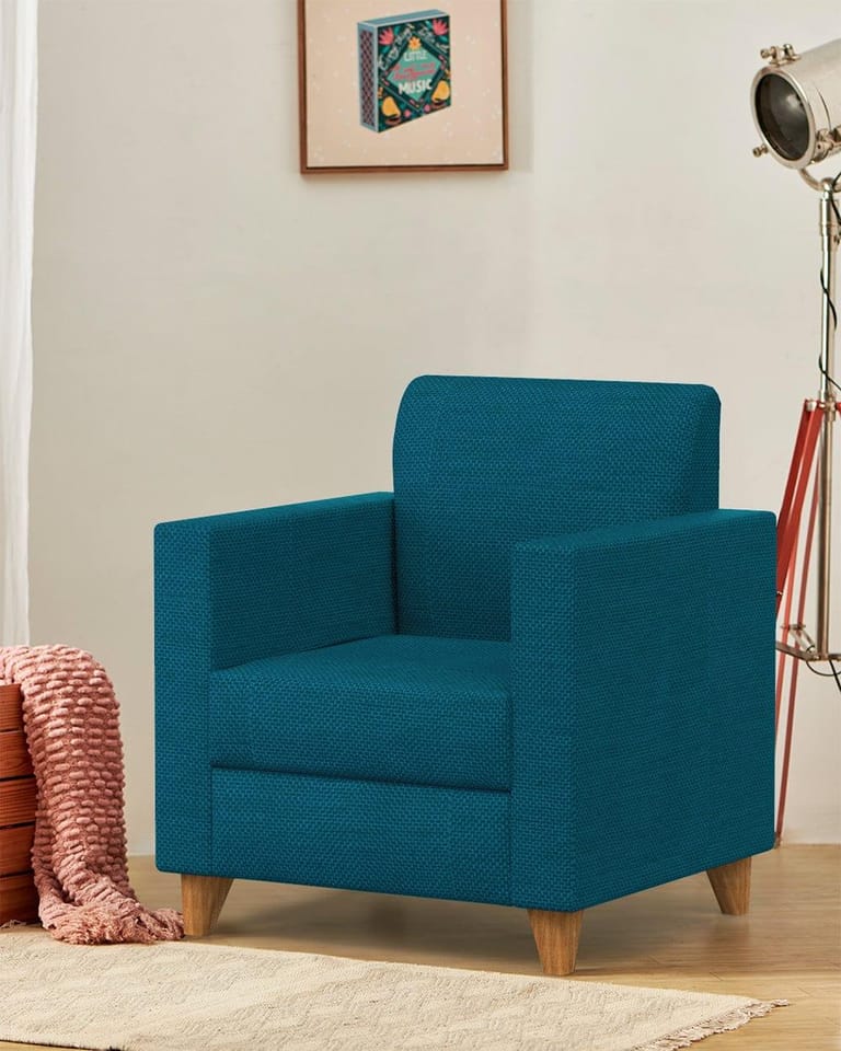 Modern Chair - Mediterranean Blue - Image 1