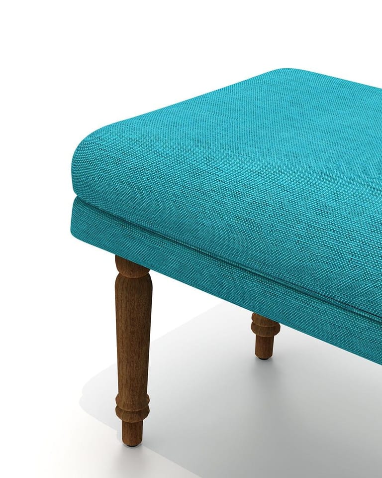 Nawaab Bench - Maldivian Teal - Image 2