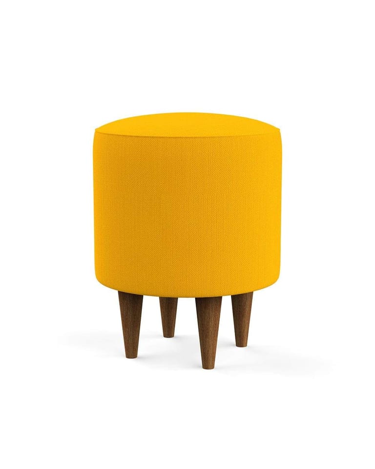 French Pouffe - Sahara Mustard - Image 2