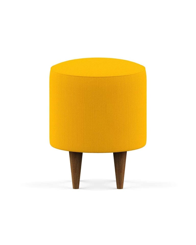 French Pouffe - Sahara Mustard - Image 3