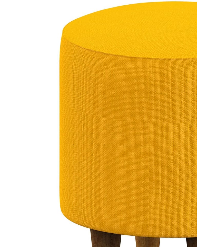 French Pouffe - Sahara Mustard - Image 4