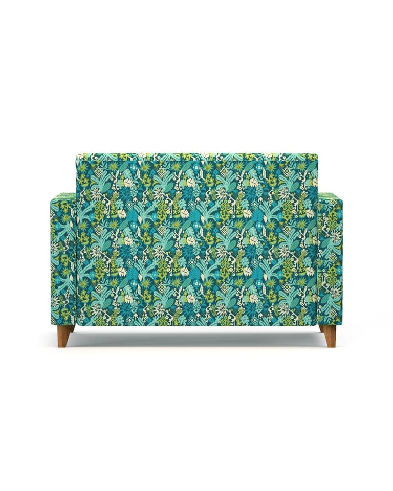 Modern Loveseat-Tropical Ikkat - Image 4