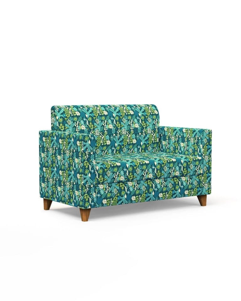 Modern Loveseat-Tropical Ikkat - Image 5