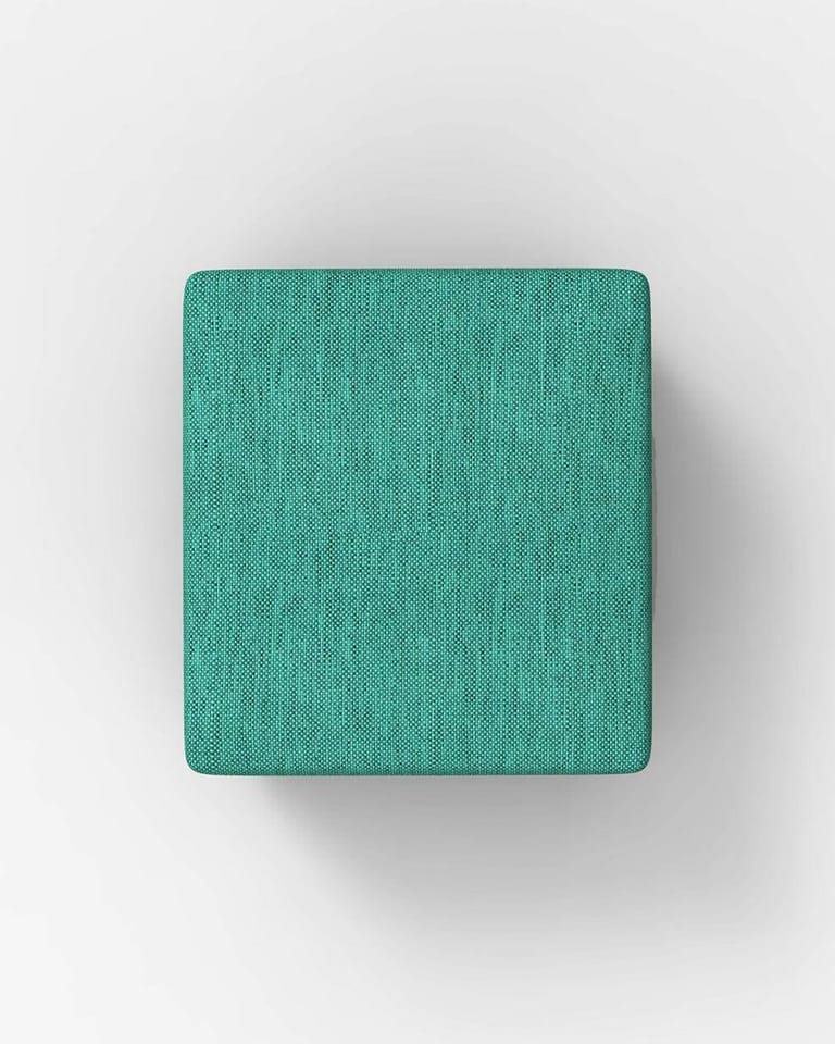 Modern Trunk Ottoman - Maldivian Teal - Image 6